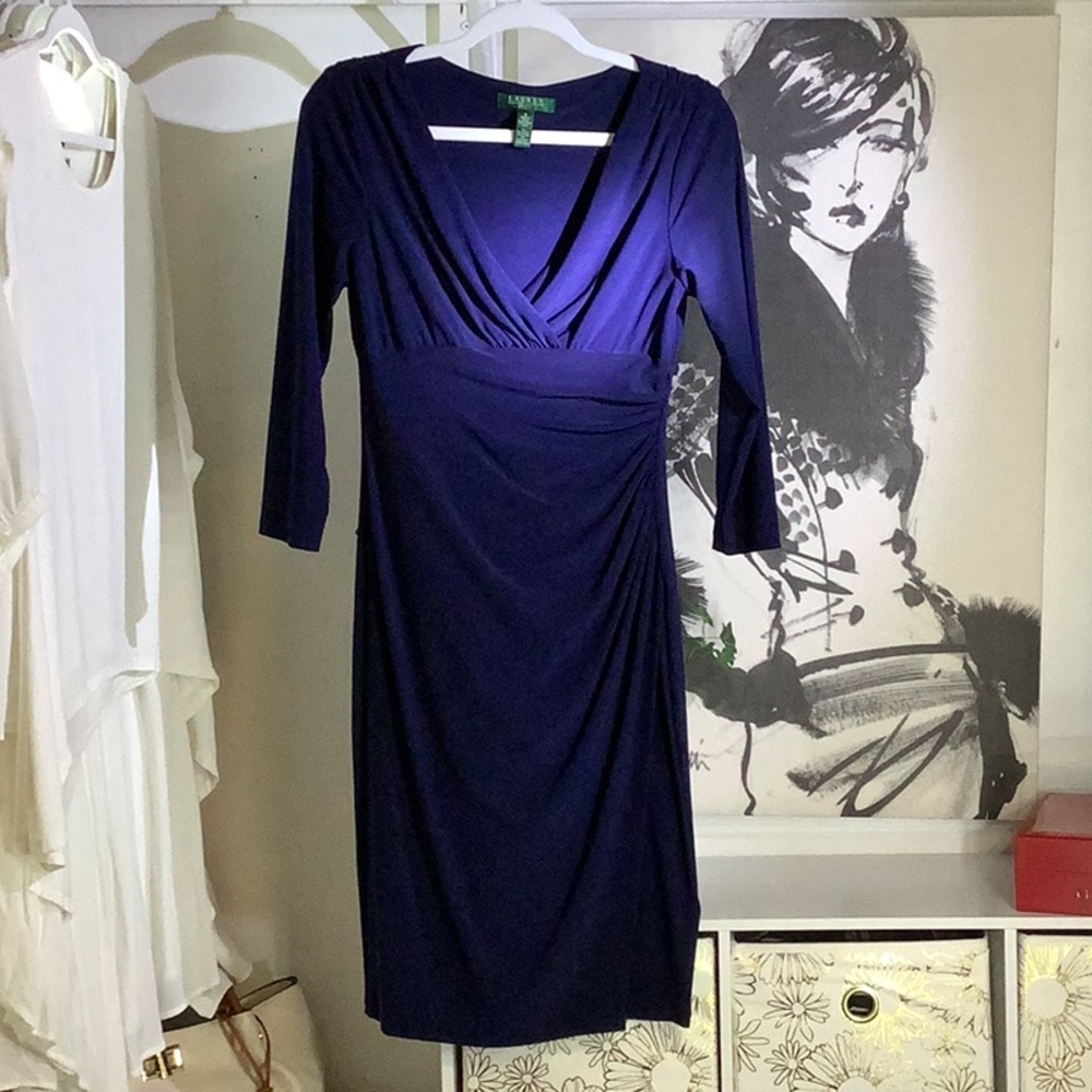 Lauren by Ralph Lauren Cocktail dress.  Size four petite.